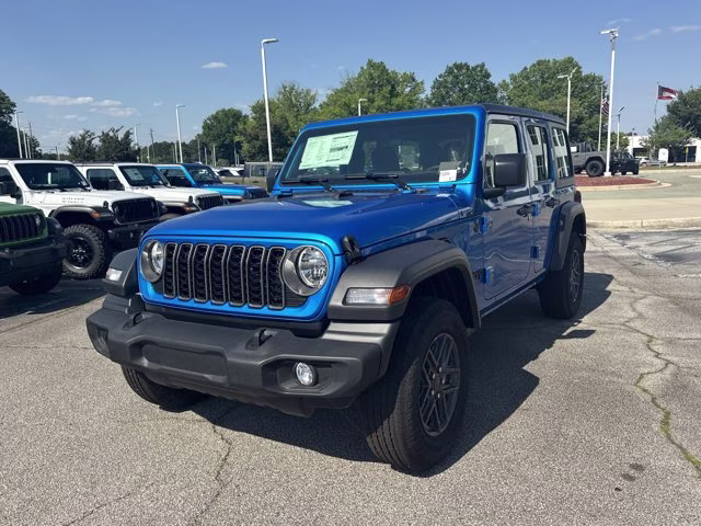 2026 Hydro Blue Pearl Coat Jeep Wrangler Sport 4X4 Convertible