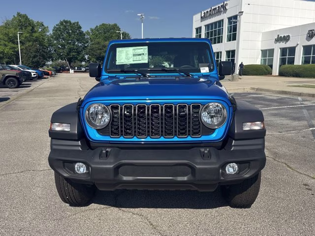 2026 Hydro Blue Pearl Coat Jeep Wrangler Sport 4X4 Convertible
