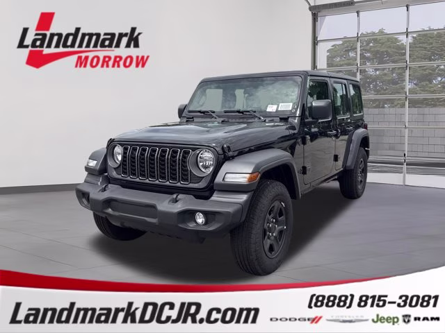 2026 Black Clearcoat Jeep Wrangler Sport 4X4 Convertible