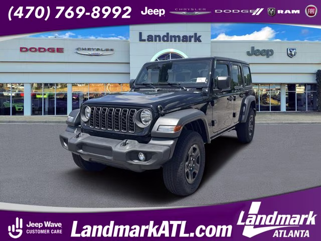 2026 Black Clearcoat Jeep Wrangler Sport 4X4 Convertible