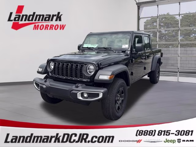 2026 Black Clearcoat Jeep Gladiator Sport 4X4 Truck