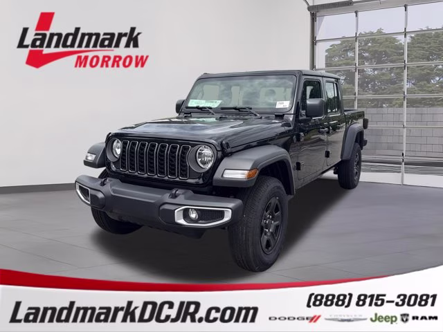 2026 Black Clearcoat Jeep Gladiator Sport 4X4 Truck