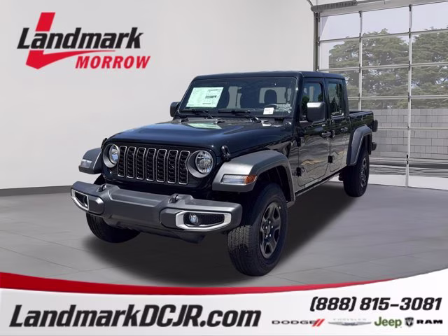 2026 Black Clearcoat Jeep Gladiator Sport 4X4 Truck