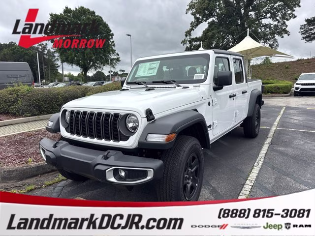 2026 Bright White Clearcoat Jeep Gladiator Sport 4X4 Truck
