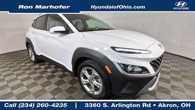 2023 White Hyundai Kona SEL AWD SUV