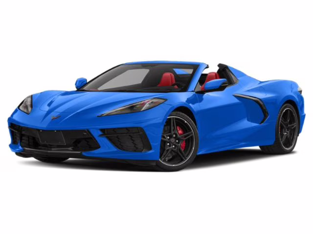 2022 Rapid Blue Chevrolet Corvette 3LT RWD Convertible