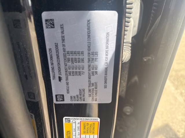 2022 Black Chevrolet Tahoe Premier 4X4 SUV