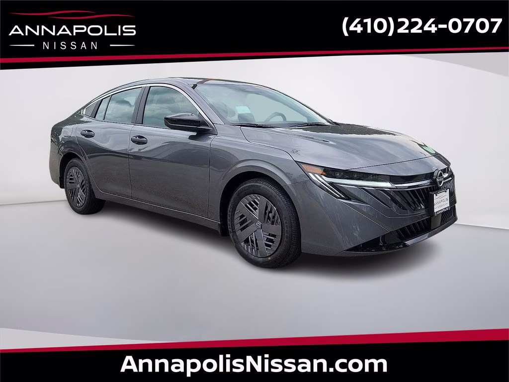 2026 Gun Metallic Nissan Sentra S FWD Sedan