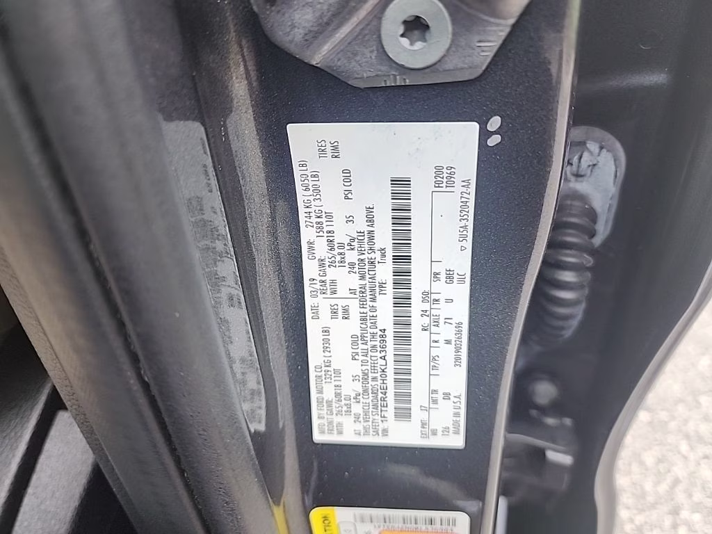2019 Magnetic Ford Ranger Lariat RWD Truck