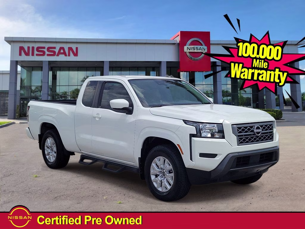2022 Glacier White Nissan Frontier SV RWD Truck