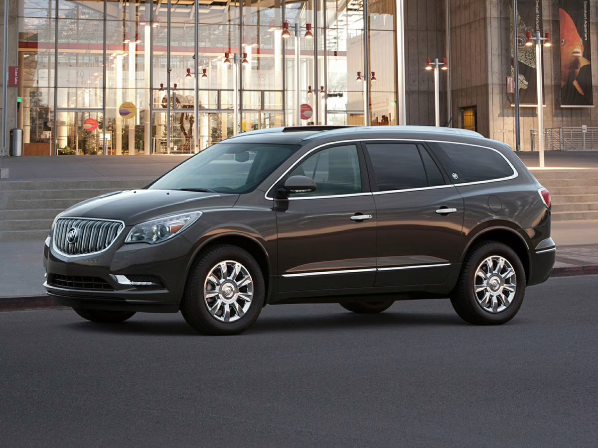 2015 Champagne Silver Metallic Buick Enclave Premium Group FWD SUV