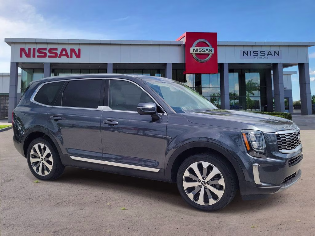 2021 Gravity Gray Kia Telluride EX FWD SUV