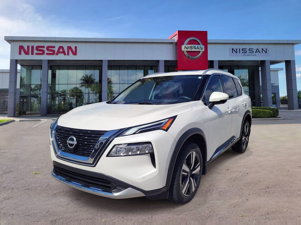 2023 Pearl White Tricoat Nissan Rogue Platinum AWD SUV