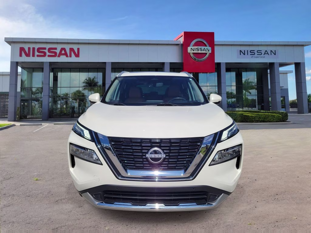 2023 Pearl White Tricoat Nissan Rogue Platinum AWD SUV