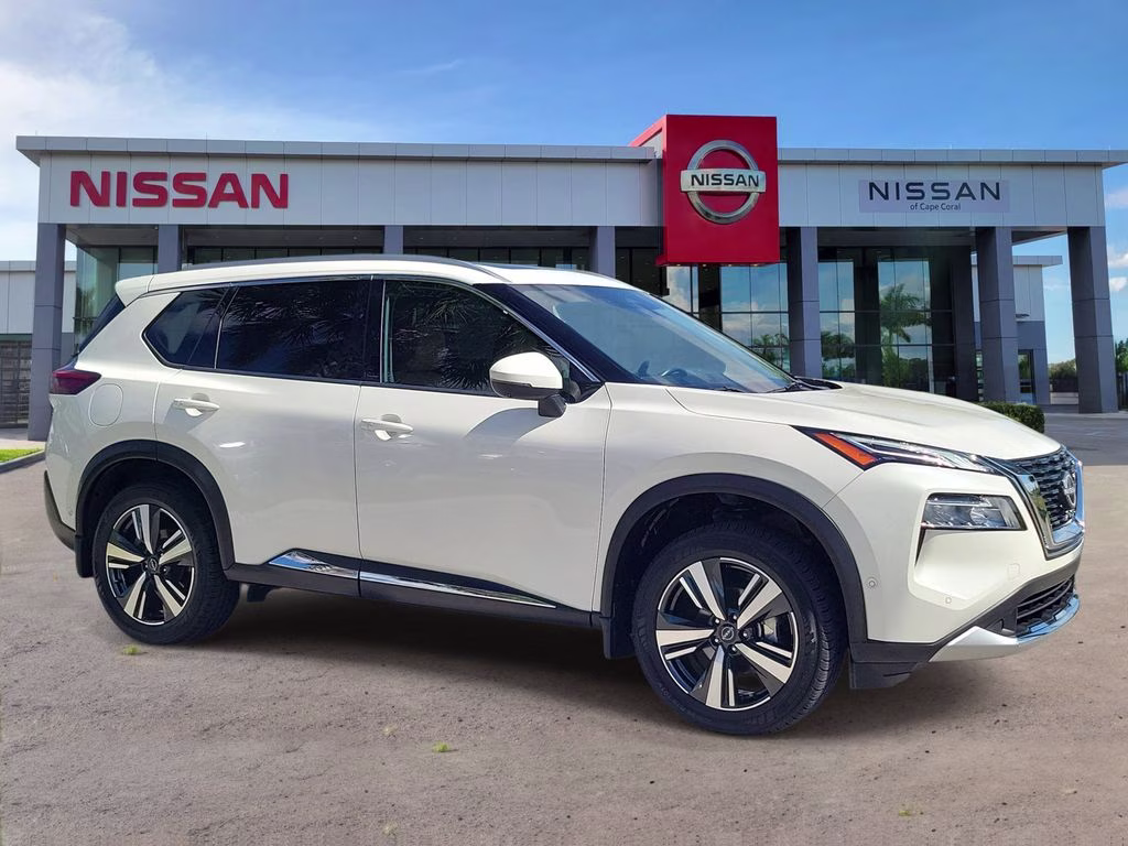 2023 Pearl White Tricoat Nissan Rogue Platinum AWD SUV