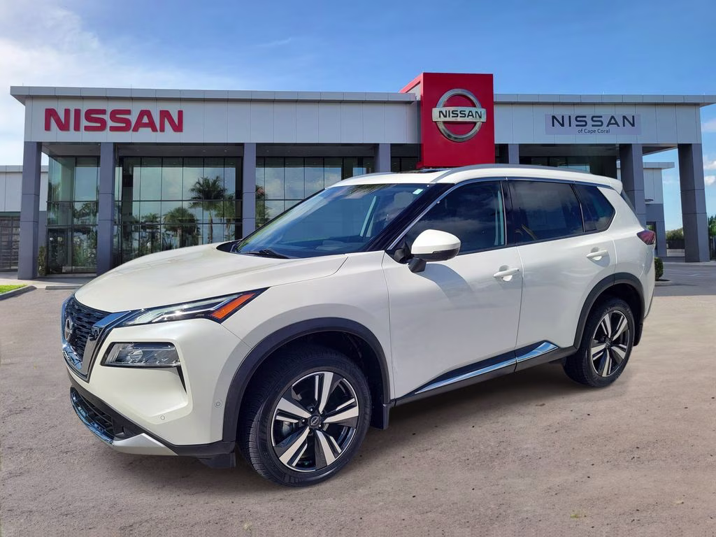 2023 Pearl White Tricoat Nissan Rogue Platinum AWD SUV