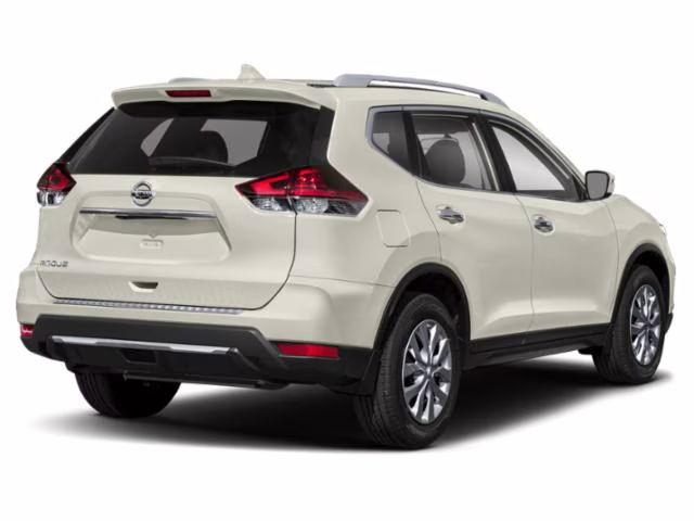 2017 Glacier White Nissan Rogue SV FWD SUV