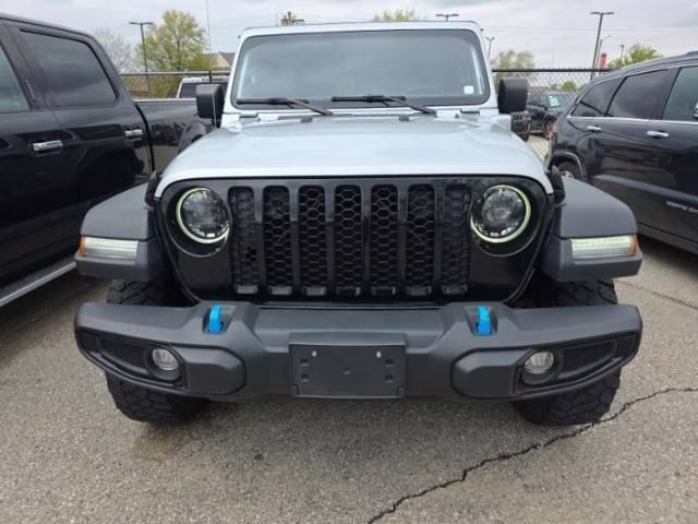 2023 Silver Zynith Clearcoat Jeep Wrangler Base 4xe 4X4 SUV