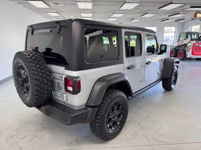 2023 Silver Zynith Clearcoat Jeep Wrangler Base 4xe 4X4 SUV