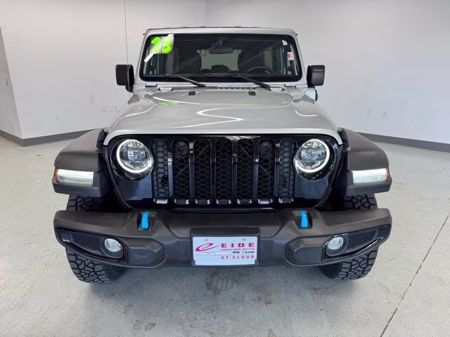 2023 Silver Zynith Clearcoat Jeep Wrangler Base 4xe 4X4 SUV