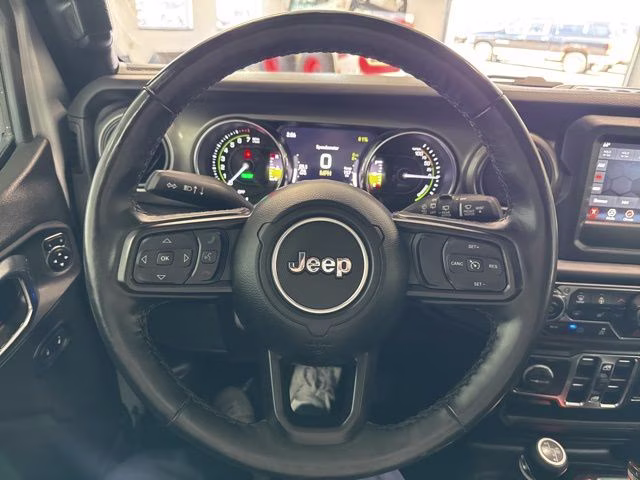2023 Silver Zynith Clearcoat Jeep Wrangler Base 4xe 4X4 SUV