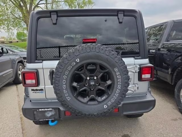 2023 Silver Zynith Clearcoat Jeep Wrangler Base 4xe 4X4 SUV