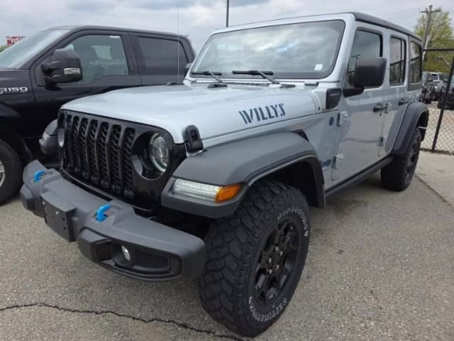 2023 Silver Zynith Clearcoat Jeep Wrangler Base 4xe 4X4 SUV
