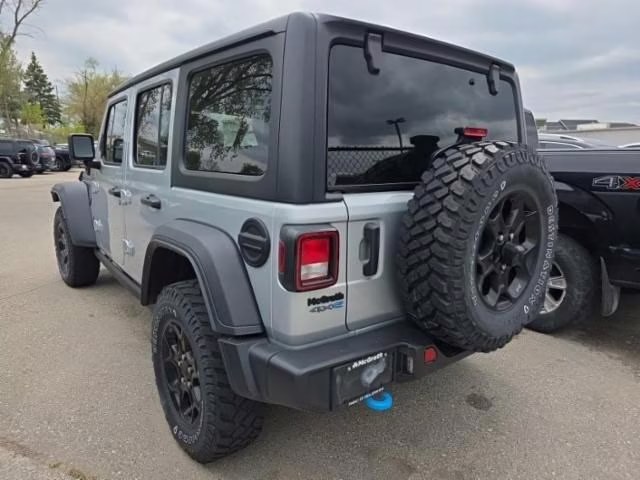 2023 Silver Zynith Clearcoat Jeep Wrangler Base 4xe 4X4 SUV