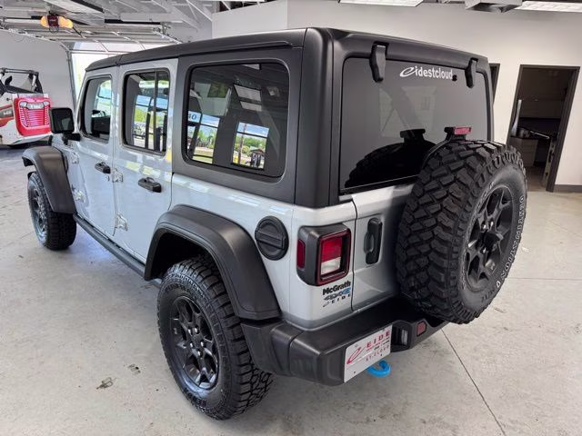 2023 Silver Zynith Clearcoat Jeep Wrangler Base 4xe 4X4 SUV