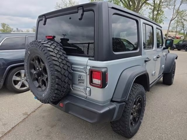 2023 Silver Zynith Clearcoat Jeep Wrangler Base 4xe 4X4 SUV