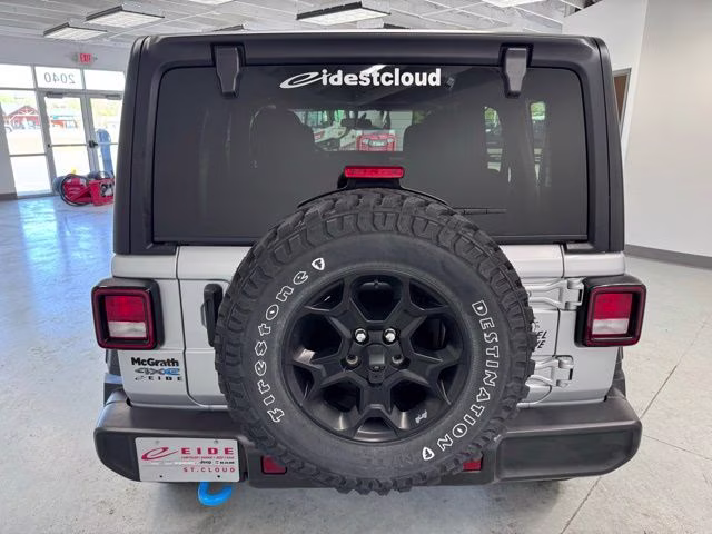 2023 Silver Zynith Clearcoat Jeep Wrangler Base 4xe 4X4 SUV