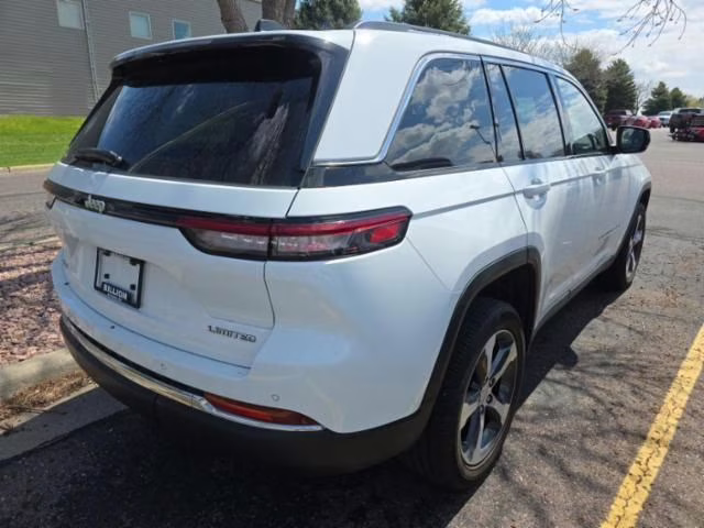 2023 Bright White Clearcoat Jeep Grand Cherokee Limited 4X4 SUV