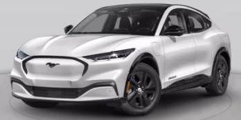 2023 White Metallic Ford Mustang Mach-E Select AWD SUV