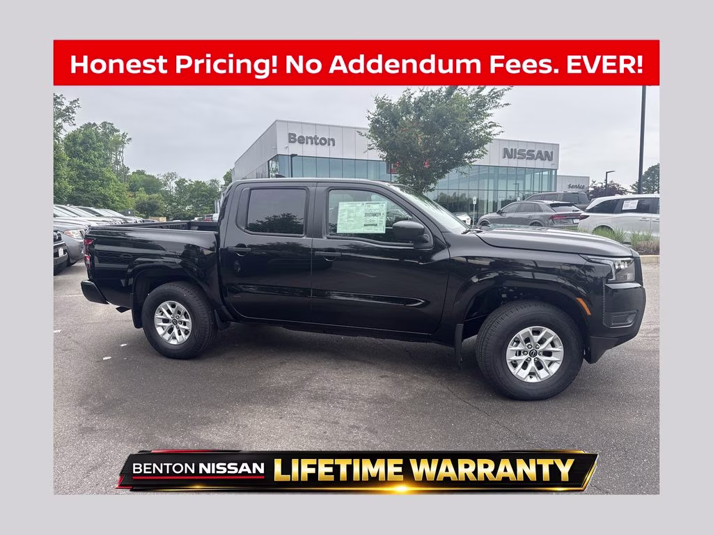 2026 Super Black Nissan Frontier S 4X4 Truck