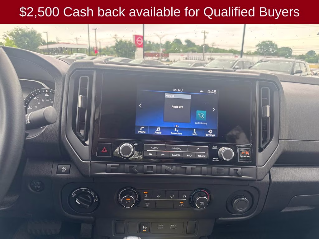 2026 Super Black Nissan Frontier S 4X4 Truck