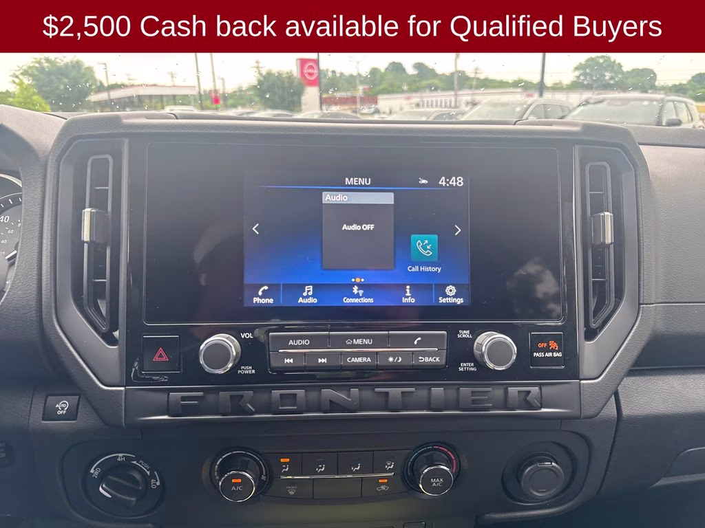 2026 Super Black Nissan Frontier S 4X4 Truck