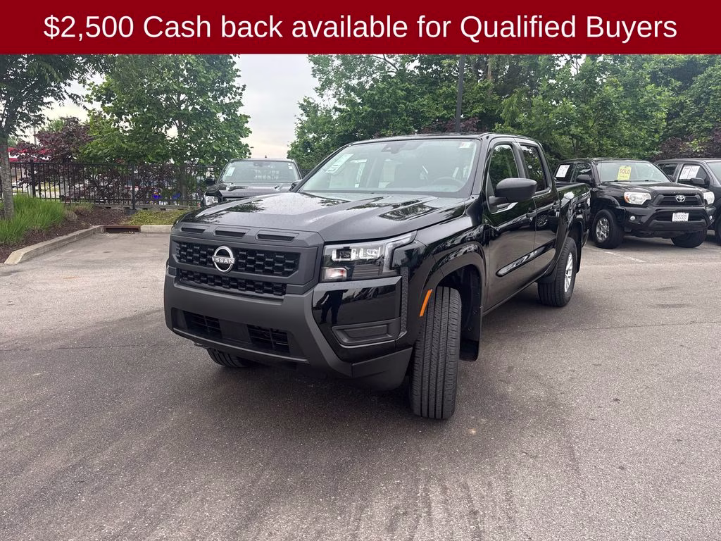 2026 Super Black Nissan Frontier S 4X4 Truck
