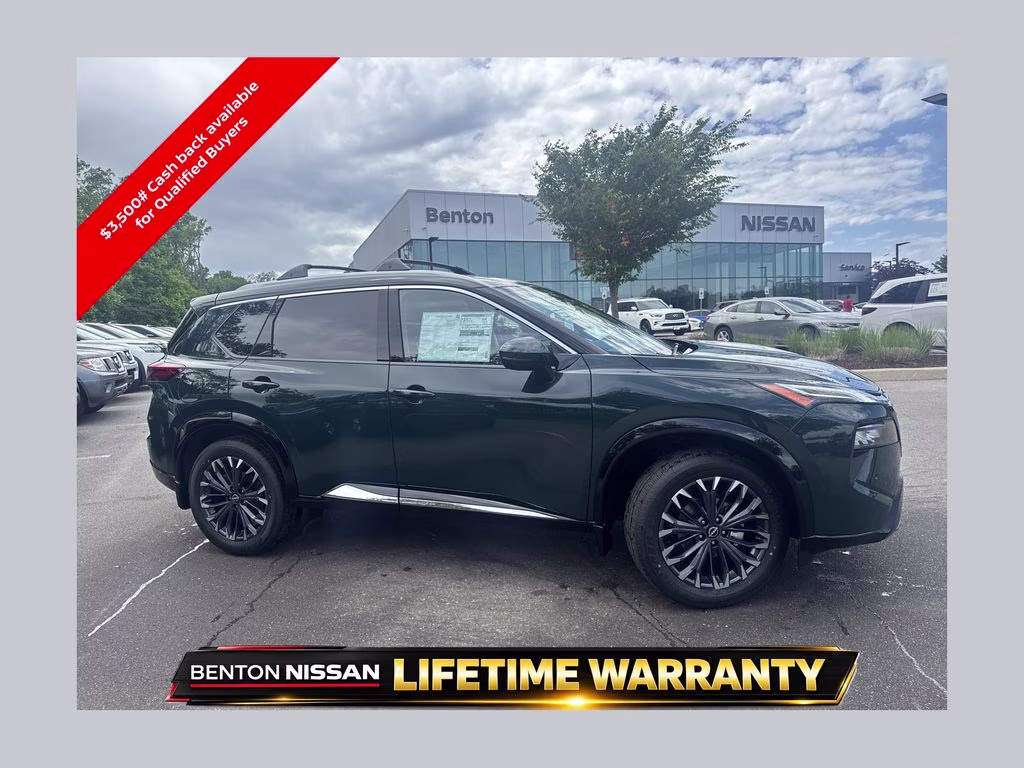 2026 Obsidian Green Nissan Rogue Platinum AWD SUV