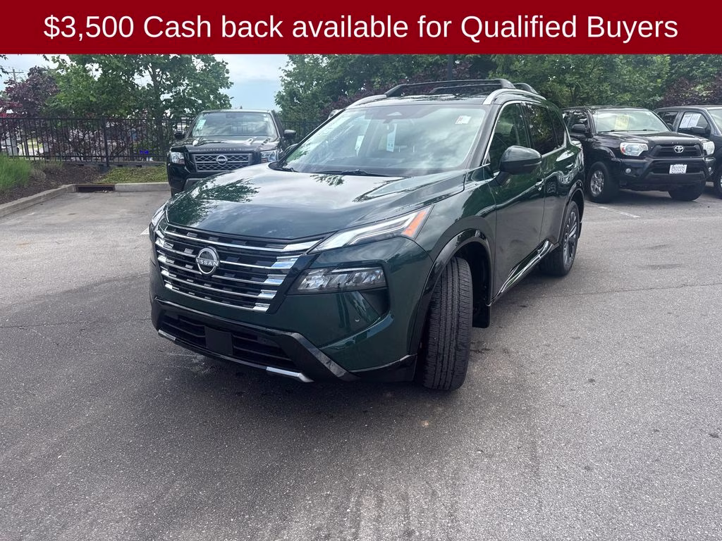 2026 Obsidian Green Nissan Rogue Platinum AWD SUV