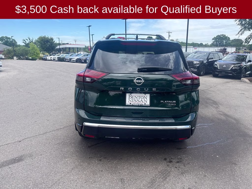 2026 Obsidian Green Nissan Rogue Platinum AWD SUV