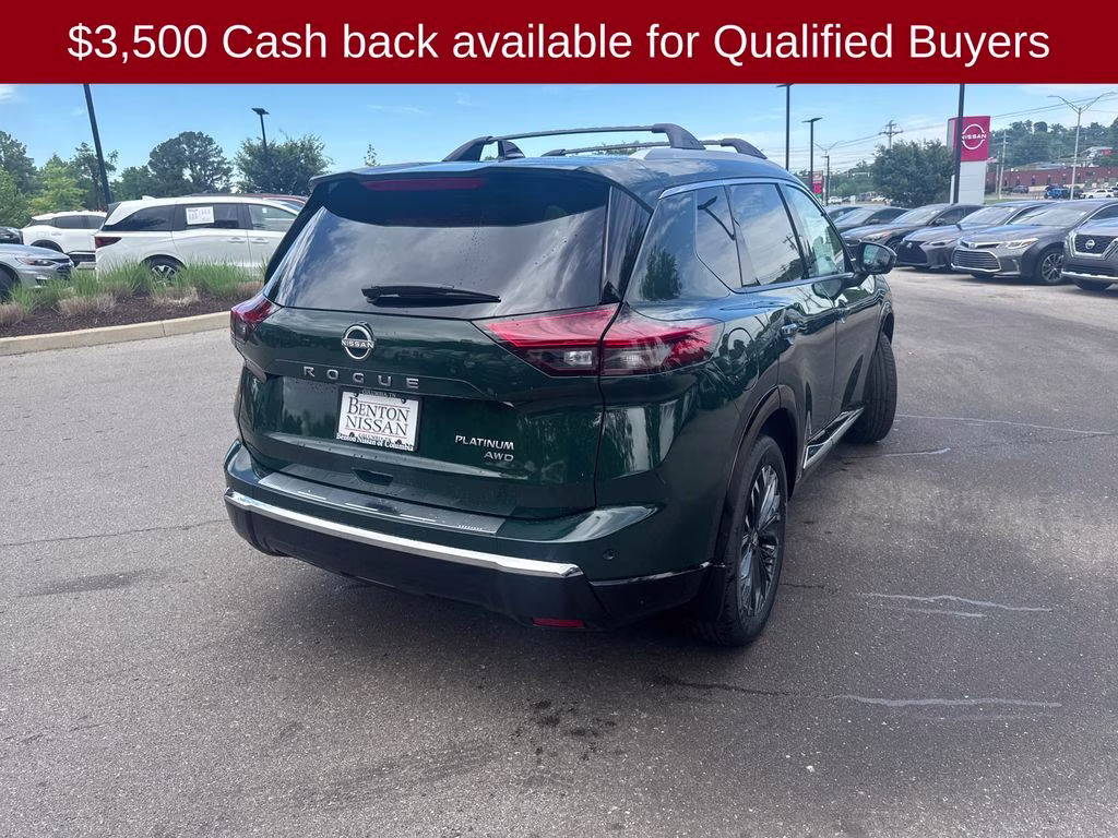 2026 Obsidian Green Nissan Rogue Platinum AWD SUV