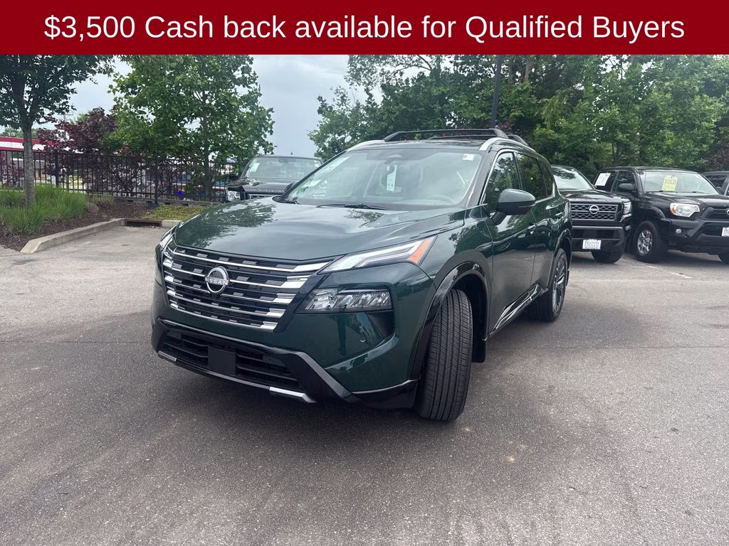 2026 Obsidian Green Nissan Rogue Platinum AWD SUV