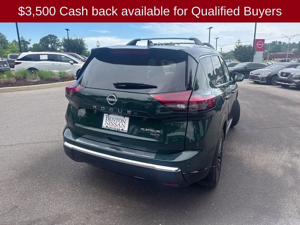 2026 Obsidian Green Nissan Rogue Platinum AWD SUV