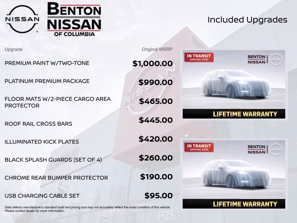 2026 Everest White Pearl/Super Black Nissan Rogue Platinum AWD SUV