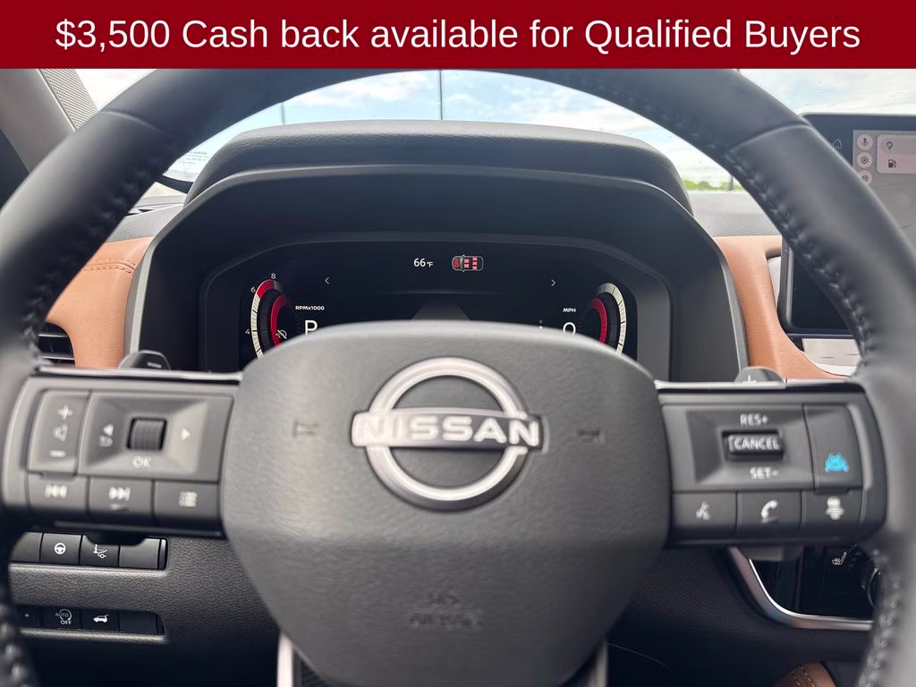 2026 Everest White Pearl/Super Black Nissan Rogue Platinum AWD SUV