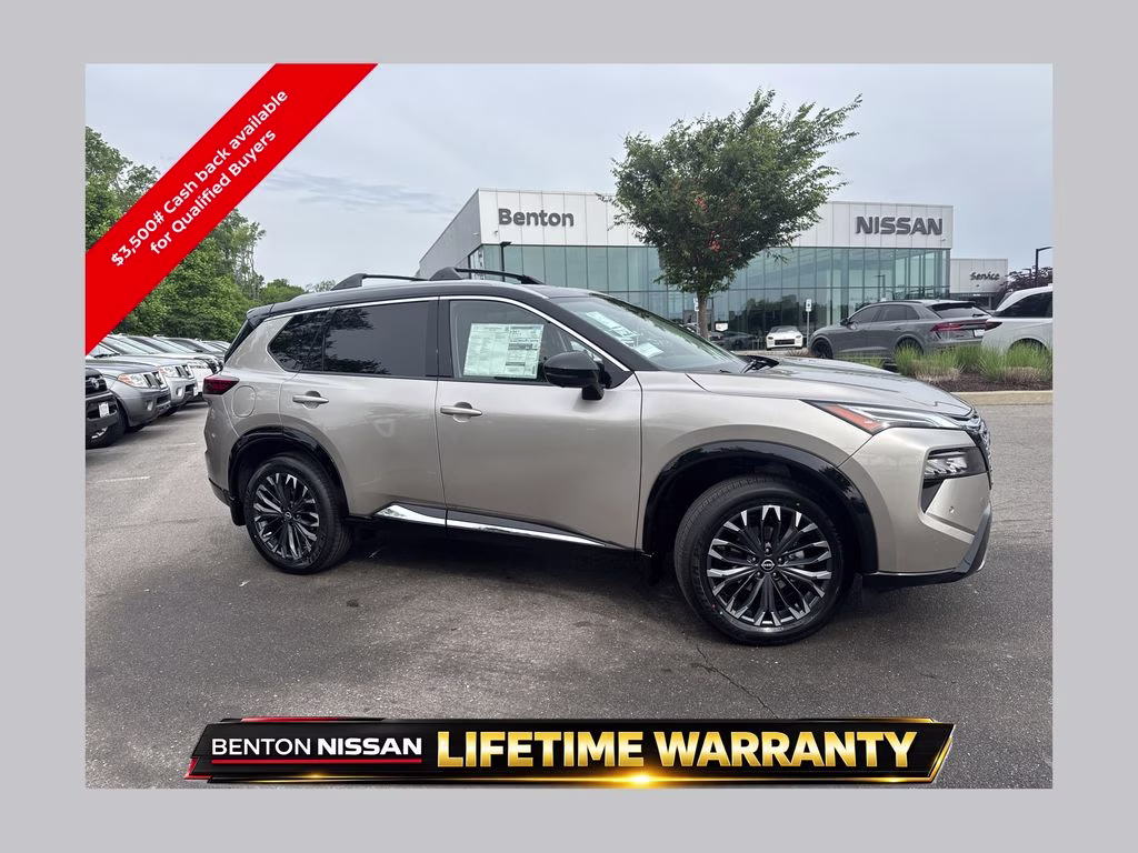 2026 Champagne Silver Metallic Nissan Rogue Platinum AWD SUV