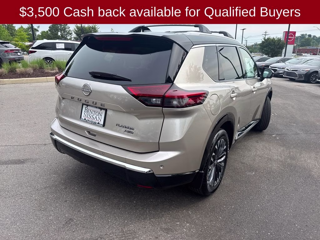 2026 Champagne Silver Metallic Nissan Rogue Platinum AWD SUV