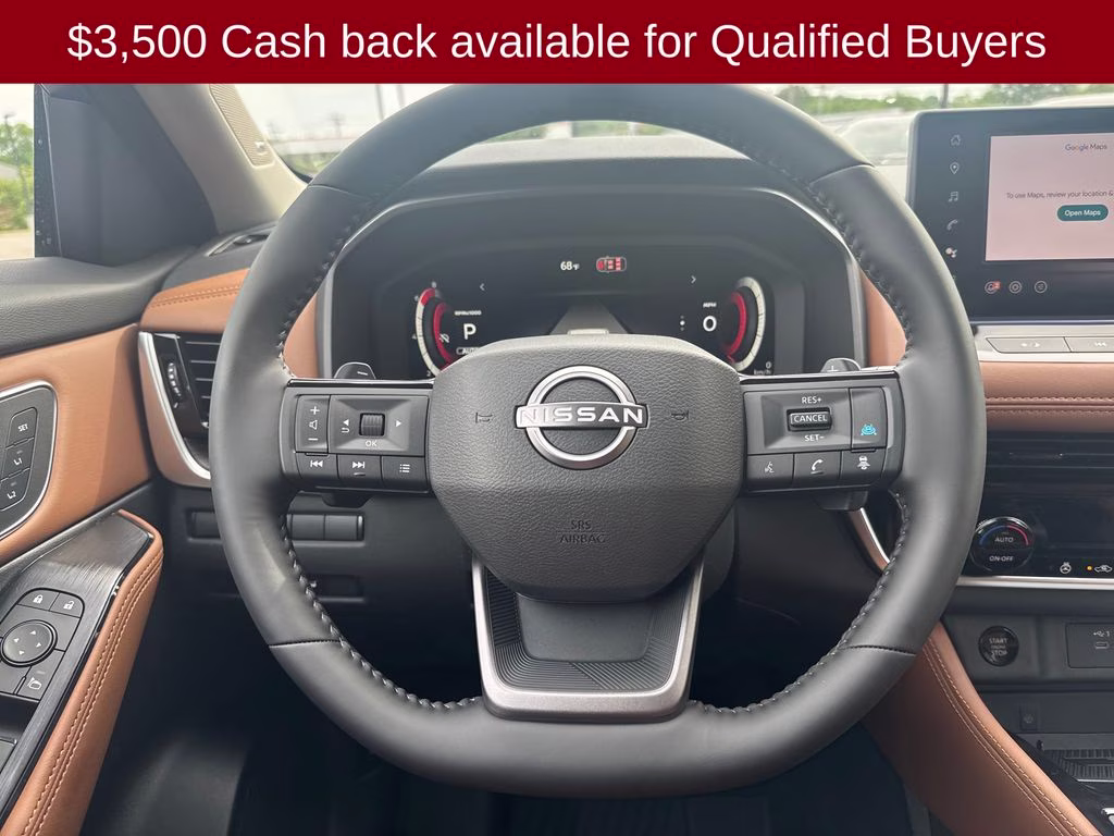 2026 Everest White Pearl/Super Black Nissan Rogue Platinum AWD SUV