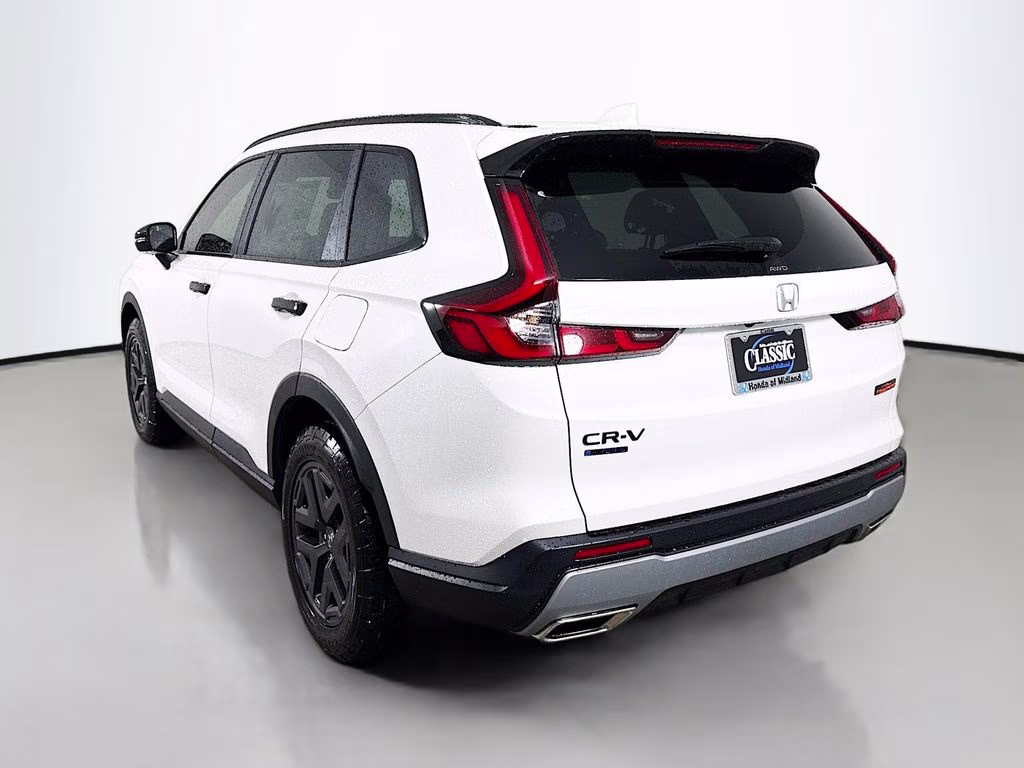 2026 Platinum White Pearl Honda CR-V Hybrid TrailSport AWD SUV