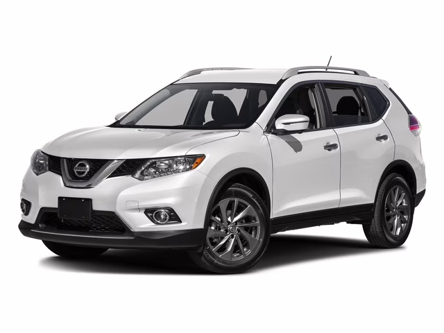 2016 Pearl White Nissan Rogue SL AWD SUV